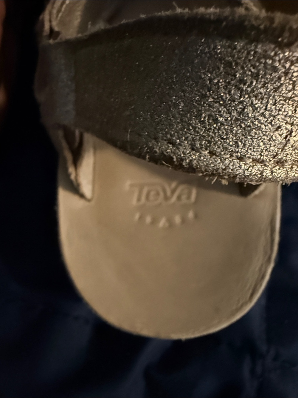 Teva Shimmery Pewter Strap Sandal